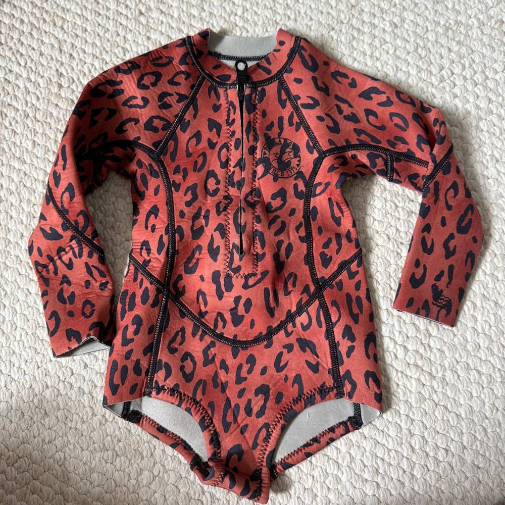 Billabong Kids Salty Dayz Leopard Toddler 4 Rashguard